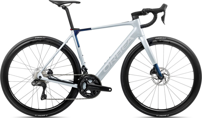 GAIN M20i XXL Halo Silver (Matt) Blue Carbon View (Gloss)
